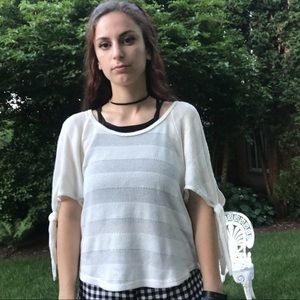 White High-Low Shirt